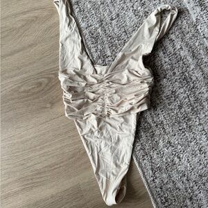 Riot Swim Cream One Piece Swimsuit